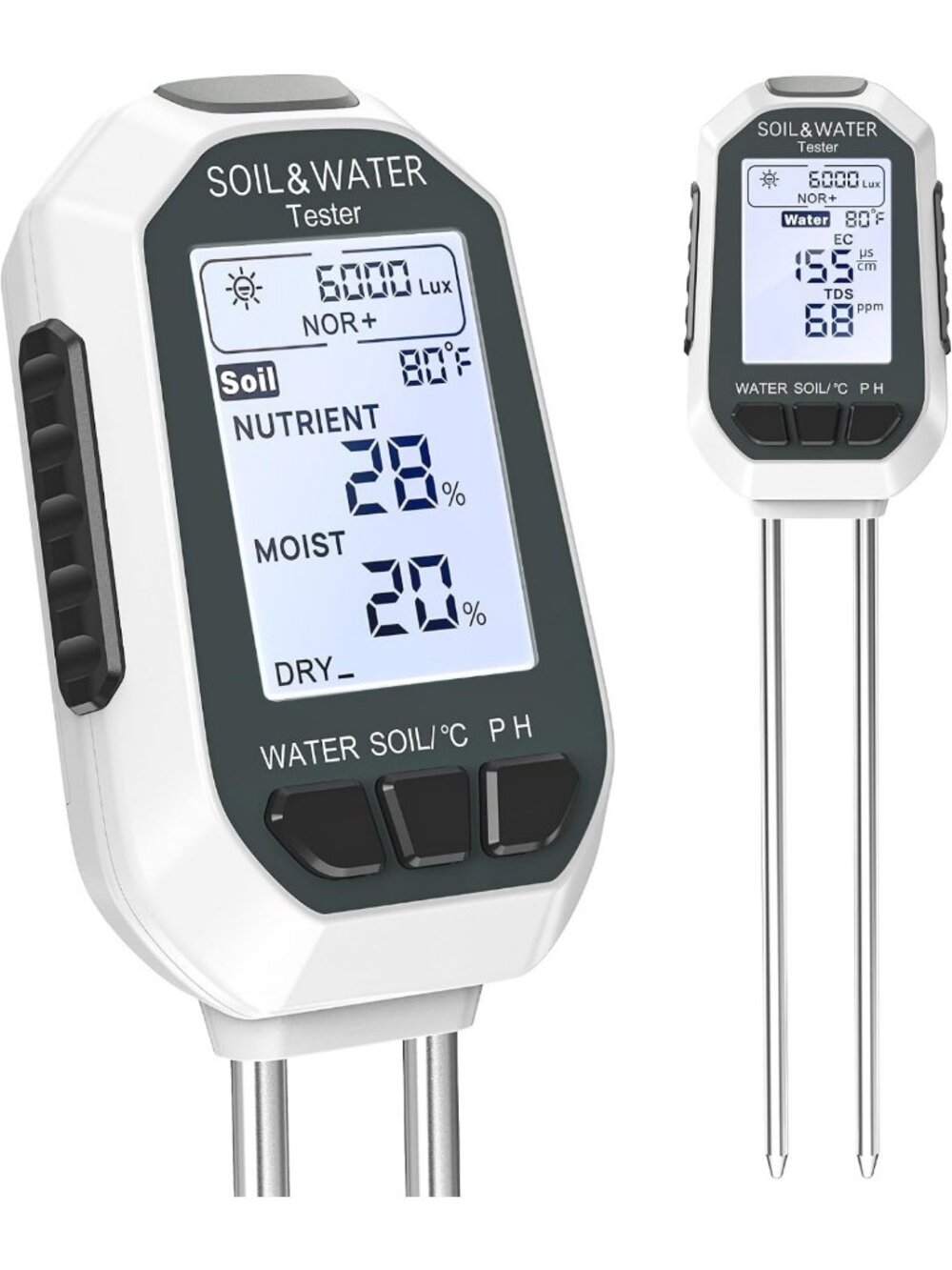 7-in-1 Digital Soil Tester Kit | Moisture Meter for Healthy Plants & Gardening